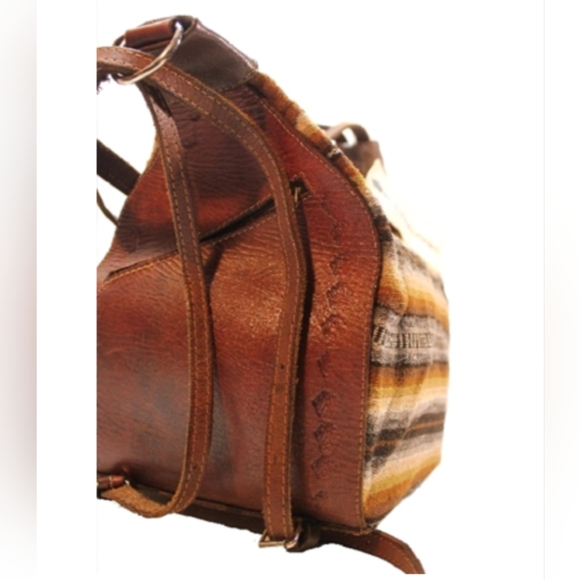 VERSATILE BACKPACK Real leather and Eco-friendly fabric. - Picture 5 of 5